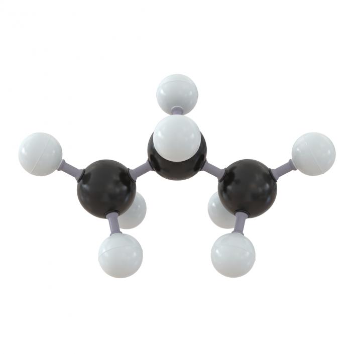 3D Propane Molecule