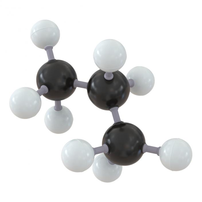 3D Propane Molecule