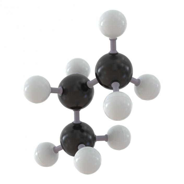 3D Propane Molecule