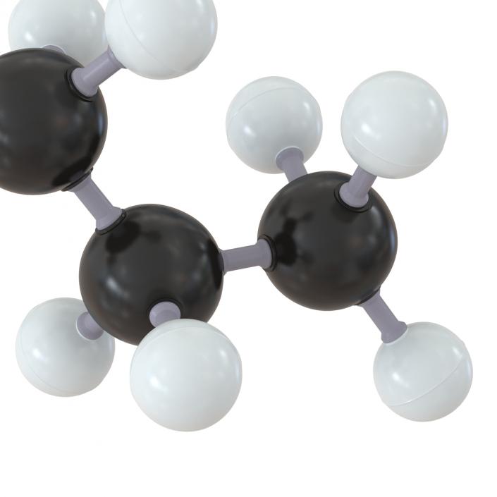 3D Propane Molecule