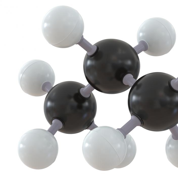 3D Propane Molecule