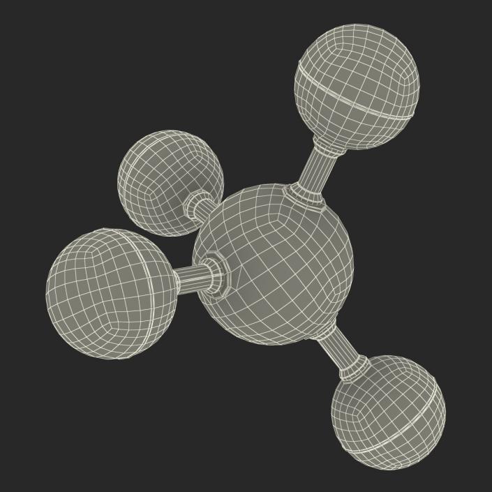 3D Methane Molecule