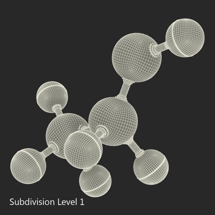 3D Ethanol Molecule