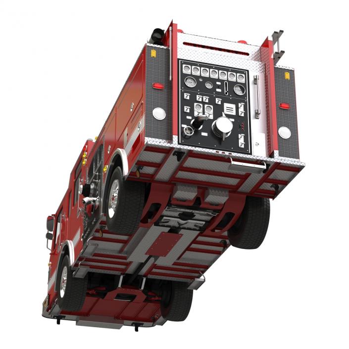 Fire Truck Apparatus 4 3D