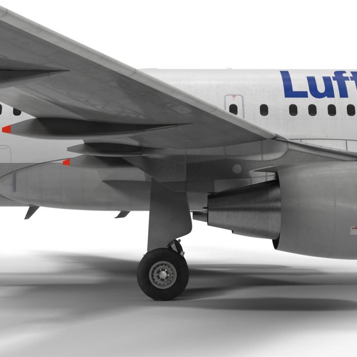 3D Airbus A319 Lufthansa