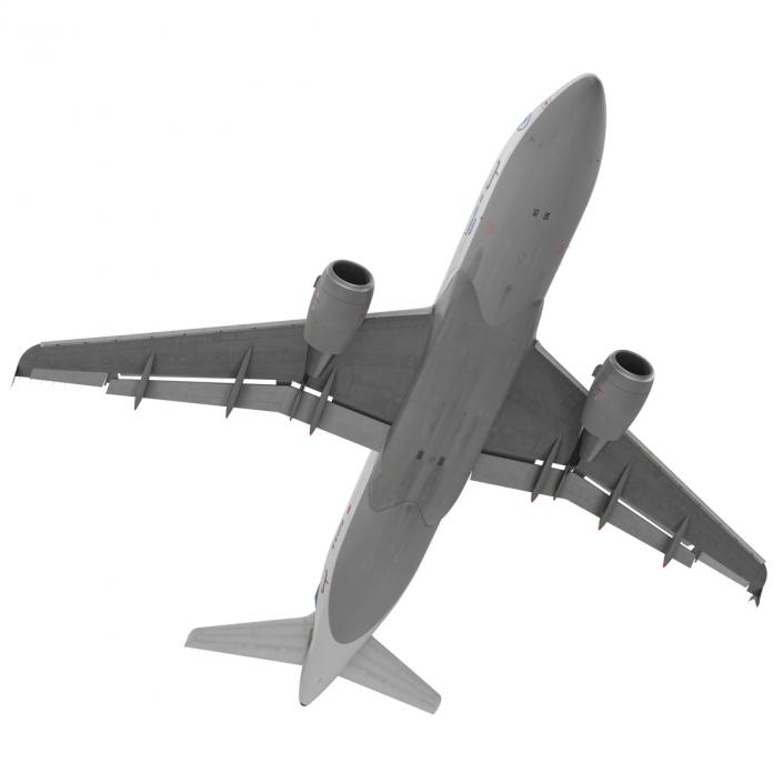 3D Airbus A319 Lufthansa Rigged model