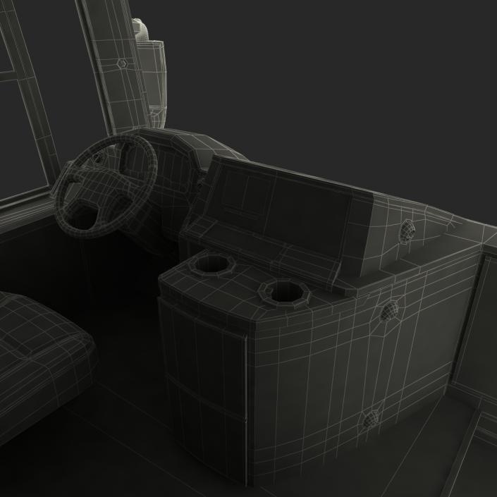 Recreation Vehicle Generic Simple Interior 3D