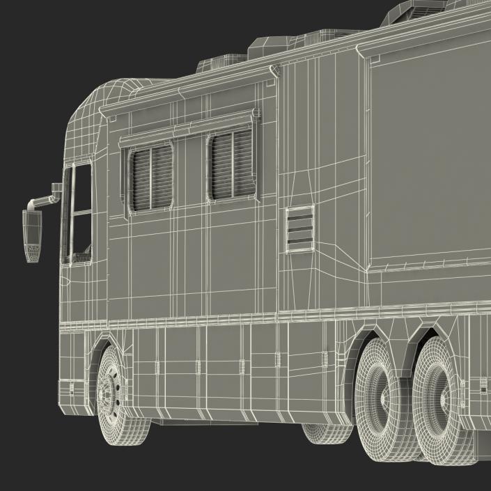 3D Recreation Vehicle Generic Rigged model