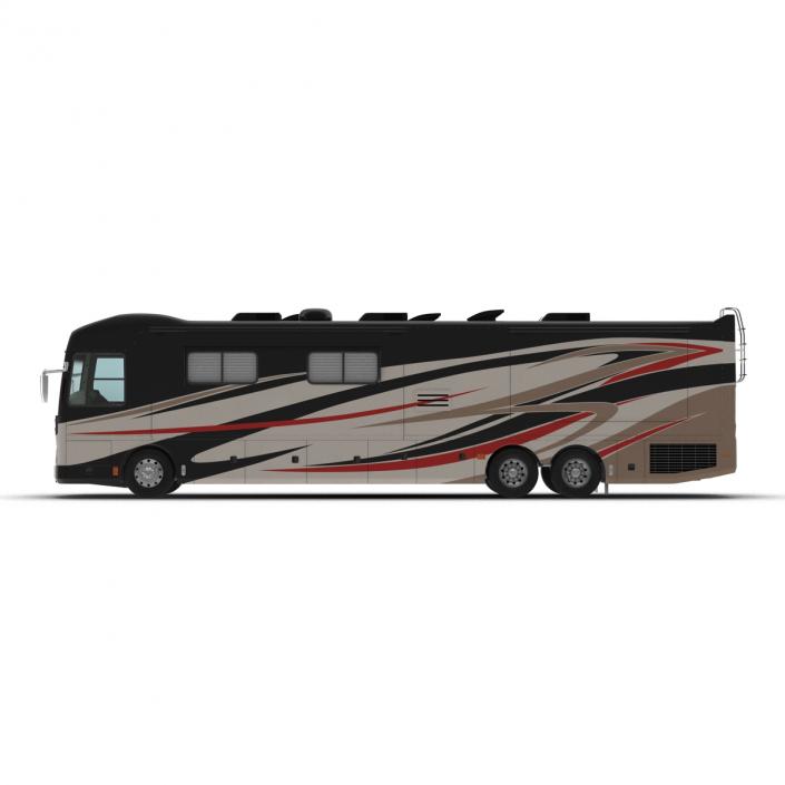 3D American Recreation Vehicle RV Simple Interior 2 model