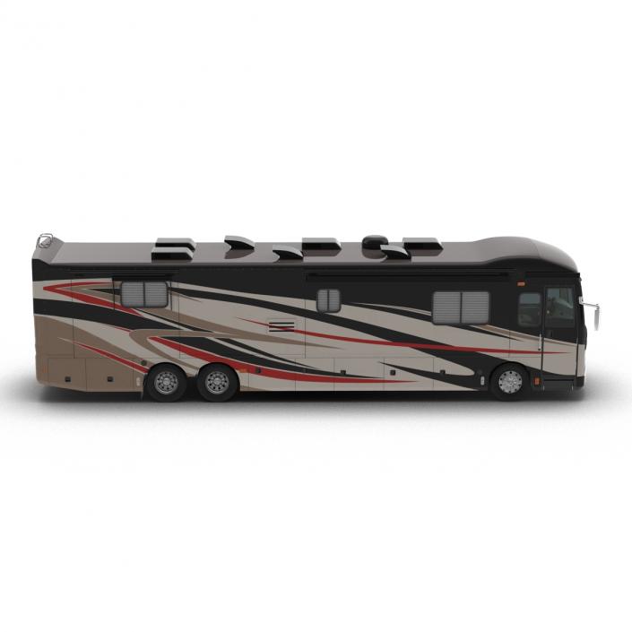 3D American Recreation Vehicle RV Simple Interior 2 model