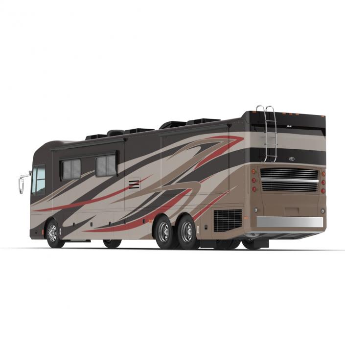 3D American Recreation Vehicle RV Simple Interior 2 model