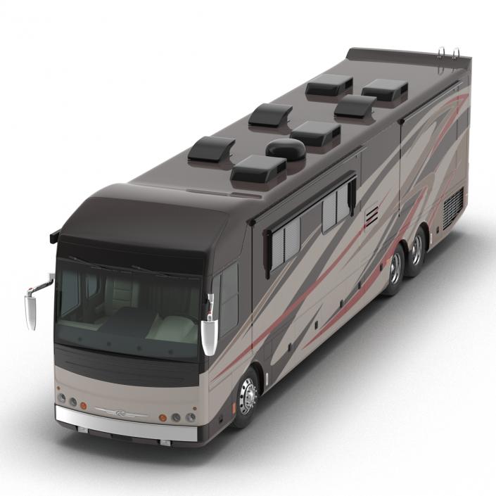 3D American Recreation Vehicle RV Simple Interior 2 model