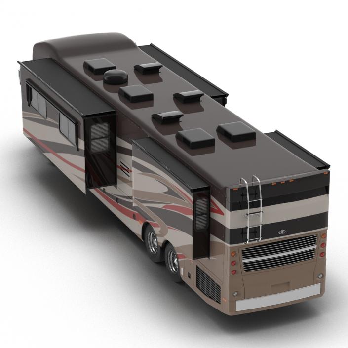 3D American Recreation Vehicle RV Simple Interior 2 model