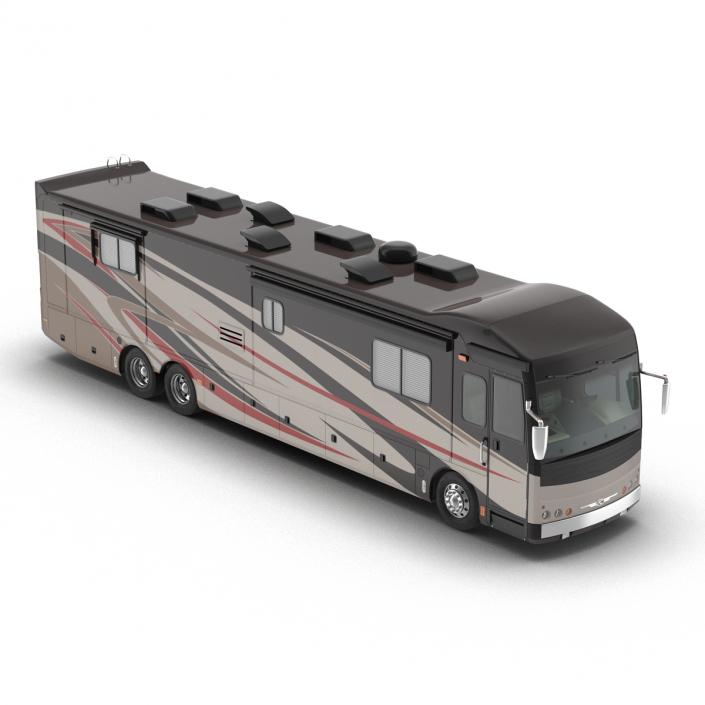 3D American Recreation Vehicle RV Simple Interior 2 model