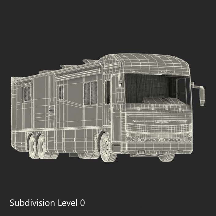 3D American Recreation Vehicle RV Simple Interior 2 model