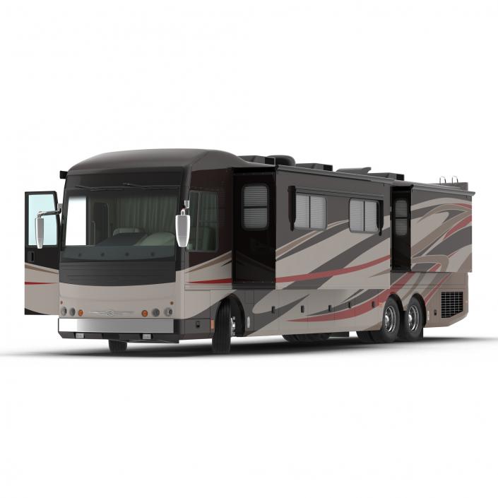 American Recreation Vehicle RV 2 Rigged 3D model