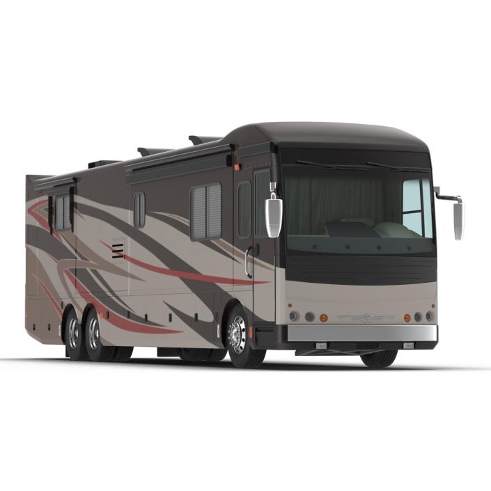 American Recreation Vehicle RV 2 Rigged 3D model