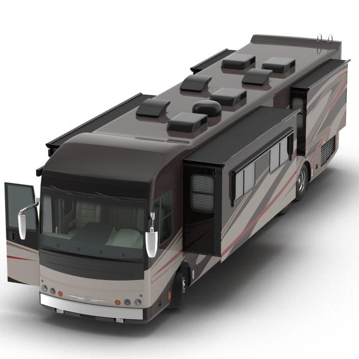 American Recreation Vehicle RV 2 Rigged 3D model