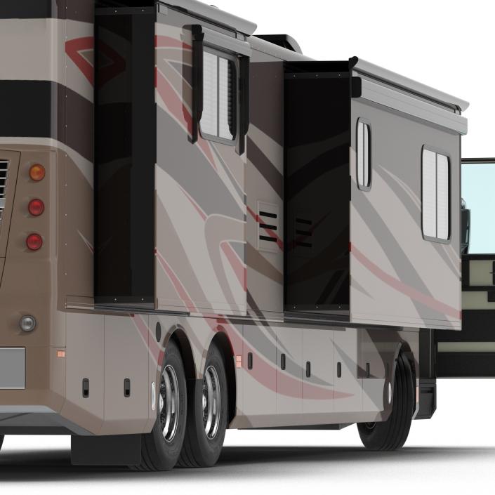 American Recreation Vehicle RV 2 Rigged 3D model