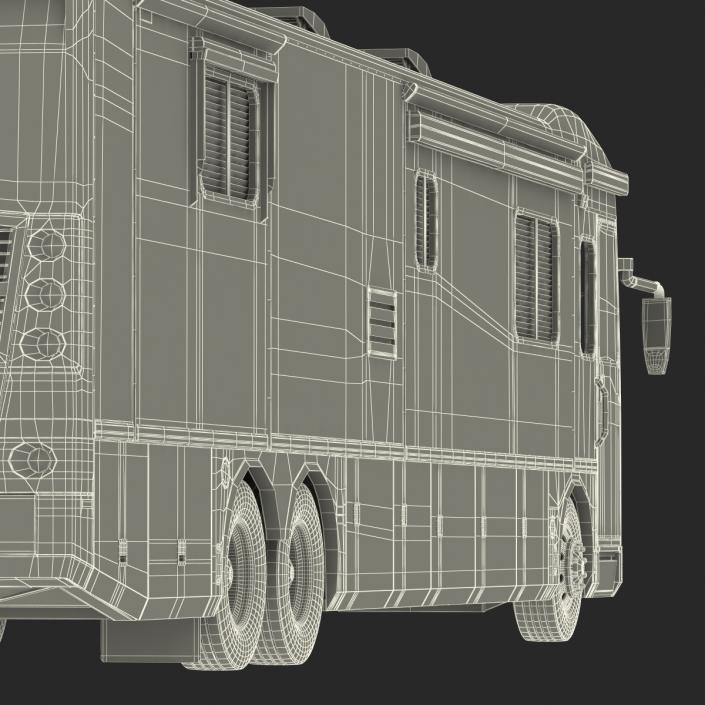 American Recreation Vehicle RV 2 Rigged 3D model