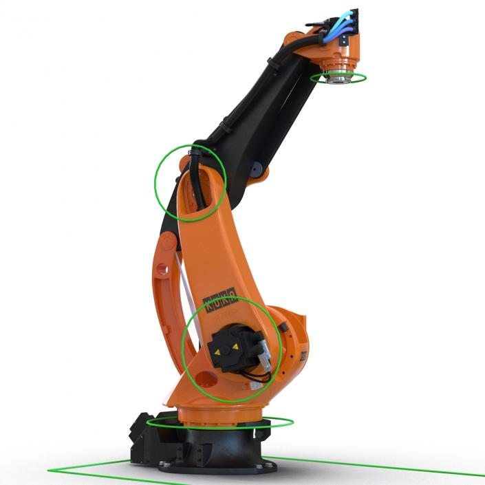 3D Kuka Robot KR-40 PA Rigged