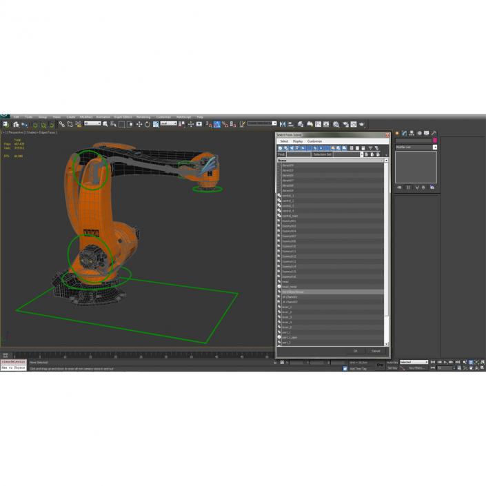 3D Kuka Robot KR-40 PA Rigged