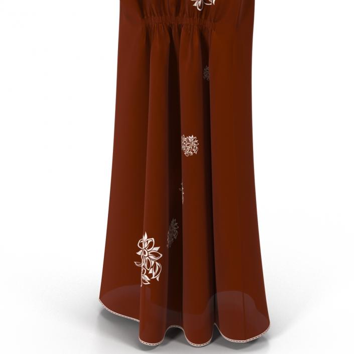 Dress On Hanger Red 3D model