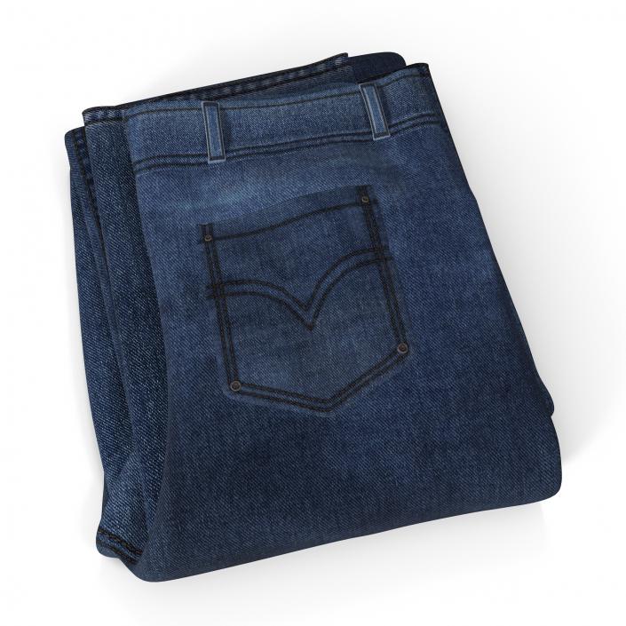 Jeans Folded 2 3D model