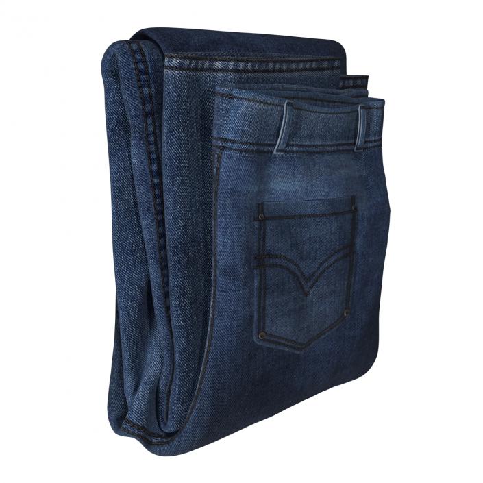 Jeans Folded 2 3D model