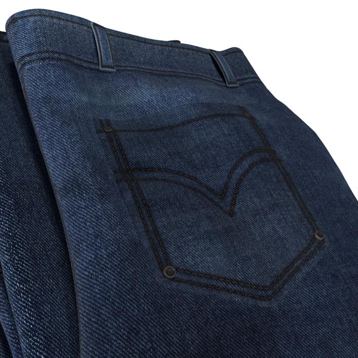 Jeans Folded 2 3D model