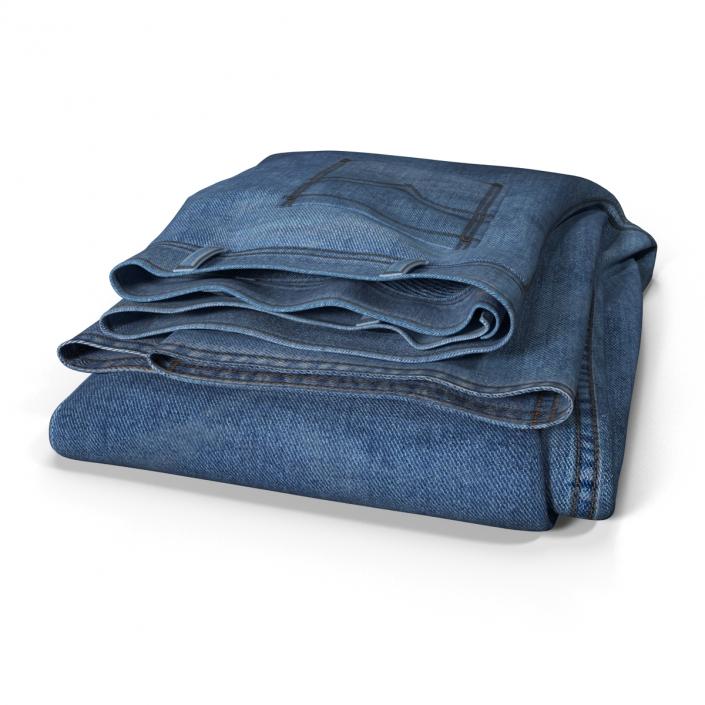 Jeans Folded 3 3D model