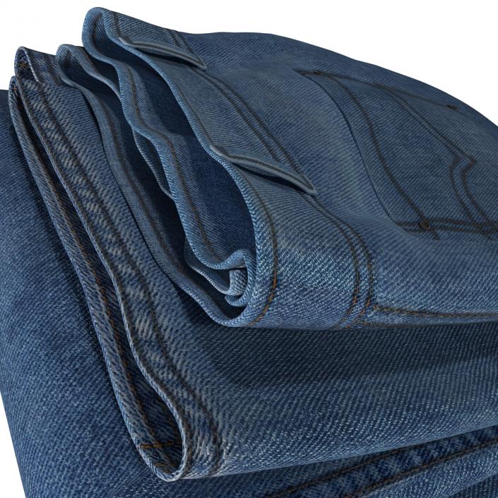 Jeans Folded 3 3D model