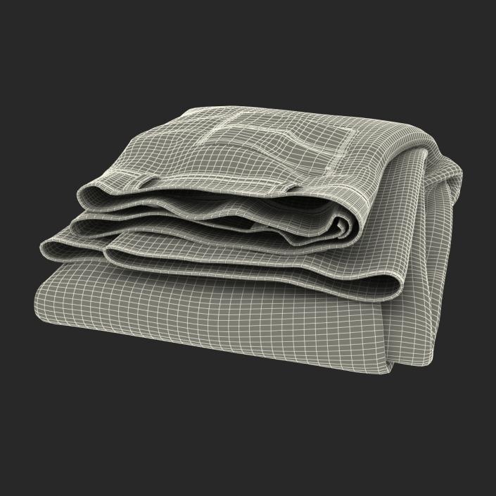 Jeans Folded 3 3D model