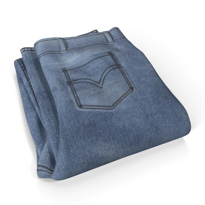 Jeans Folded 4 3D model