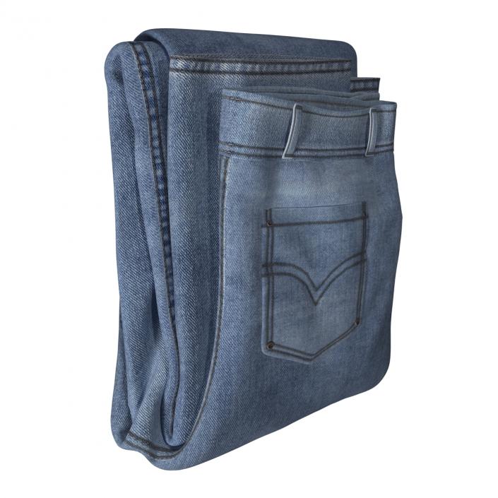 Jeans Folded 4 3D model