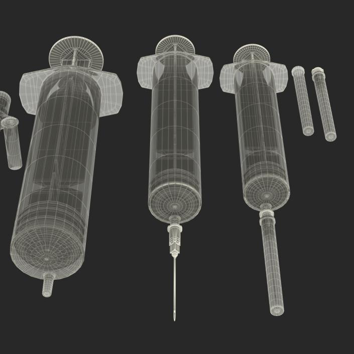 Disposable Syringe Set 3D