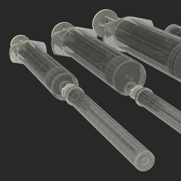 Disposable Syringe Set 3D