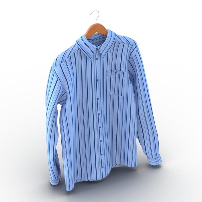 Shirt On Hanger 3 3D