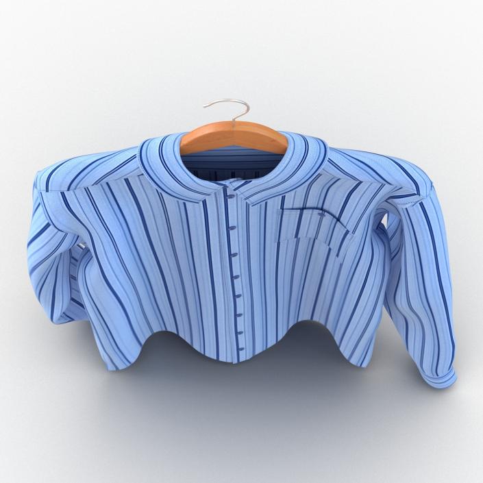 Shirt On Hanger 3 3D