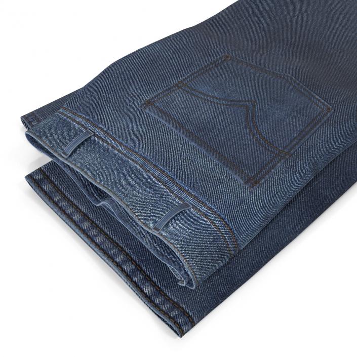 Folded Jeans 2 3D model