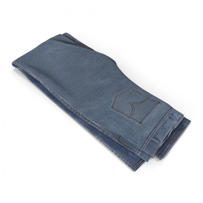 Folded Jeans 4 3D model