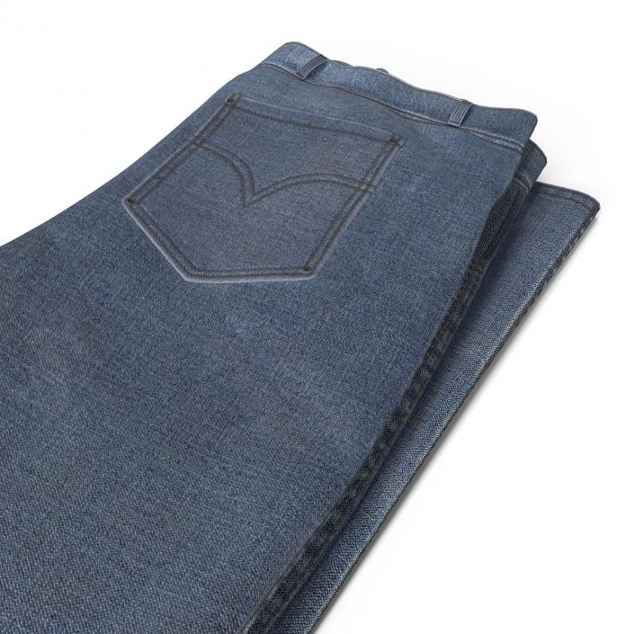 Folded Jeans 4 3D model