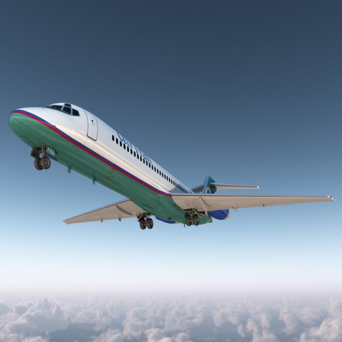 3D model Boeing 717 200 AirTran Airways