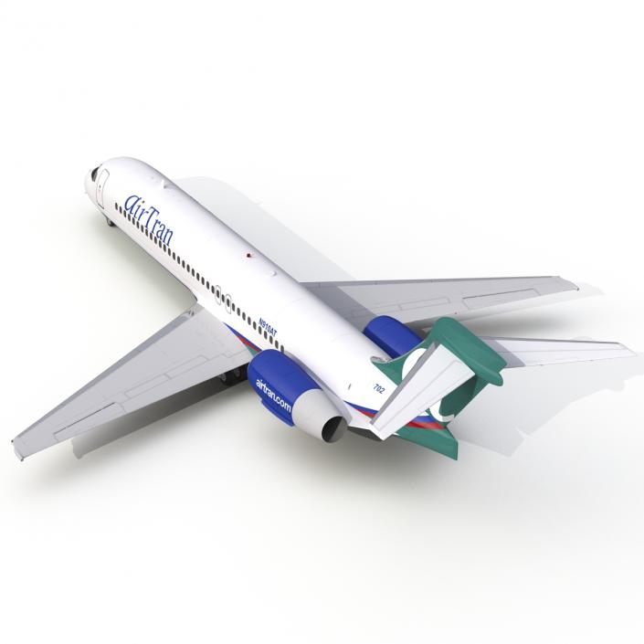 3D model Boeing 717 200 AirTran Airways