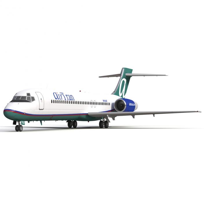 3D model Boeing 717 200 AirTran Airways