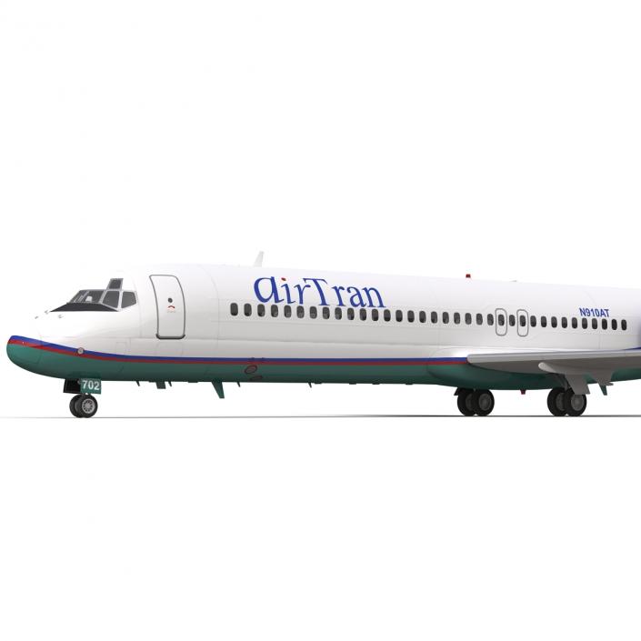 3D model Boeing 717 200 AirTran Airways