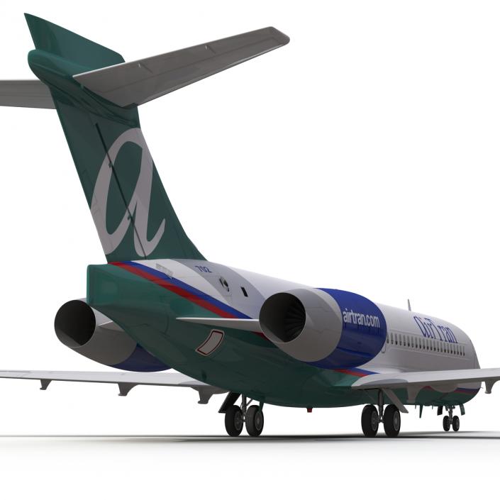 3D model Boeing 717 200 AirTran Airways