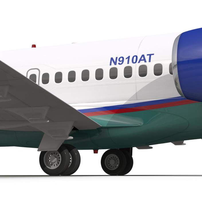 3D model Boeing 717 200 AirTran Airways