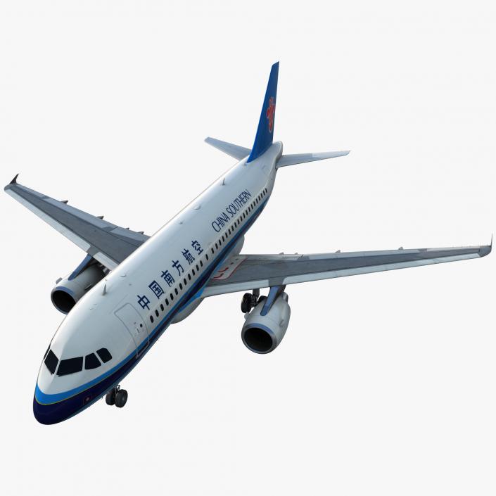 3D model Airbus A319 China Southern Airlines