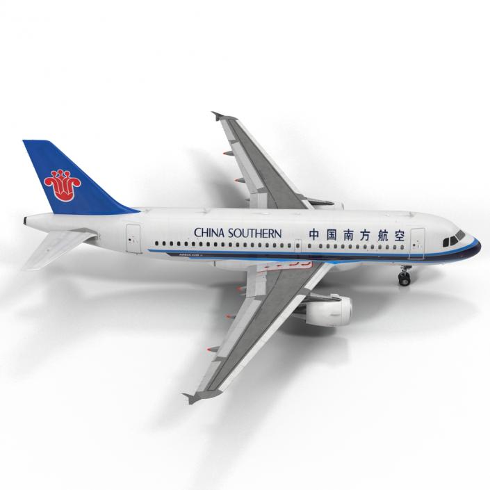 3D model Airbus A319 China Southern Airlines